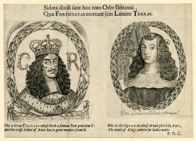 Leaflet from the marriage of Charles II of England and Catherine of Braganza