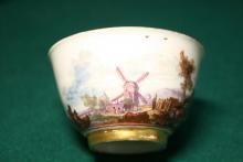 Reverse side of the Meissen porcelain