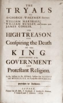Pamphlet from the trial of Sir George Wakeman