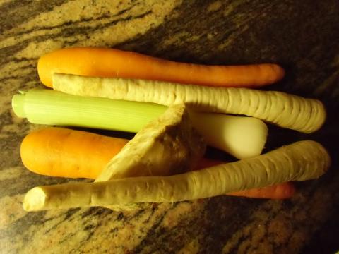 Stockpot vegetables, or 'włoszczyzna'