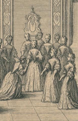 Scotin, During the reception of the bride at Dresden Palace on 2 September 1719 - KK-Ca-202-BI-66-BW01